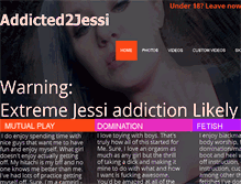 Tablet Screenshot of addicted2jessi.com